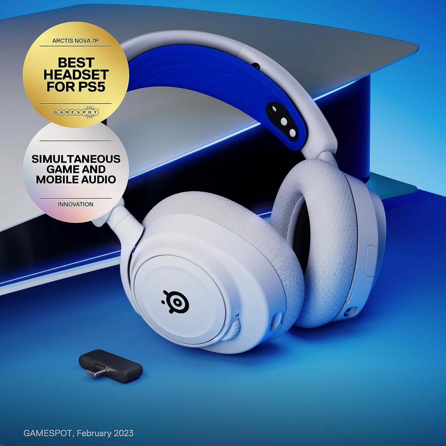 SteelSeries Arctis Nova 7P Wireless Multi-System Gaming & Mobile Headset  (Refurbished) DailySale