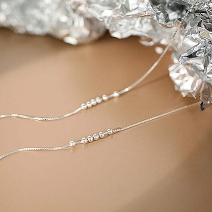 Sterling Silver Bead Ball Charm Bracelet DailySale
