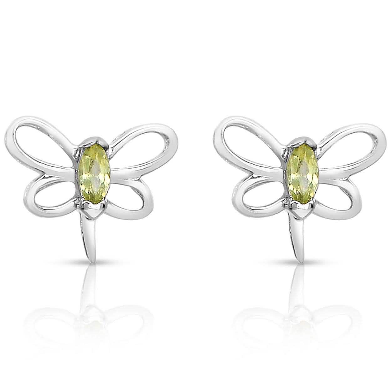 Sterling Silver Butterfly Earrings DailySale