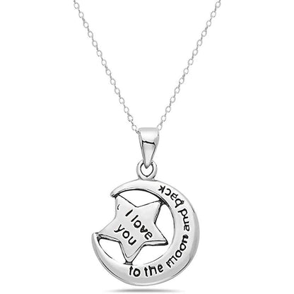 Sterling Silver Inspirational Pendant Necklace DailySale