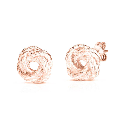 Sterling Silver Love Knot Earring DailySale