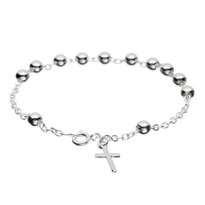 Sterling Silver Rosary Bracelet DailySale