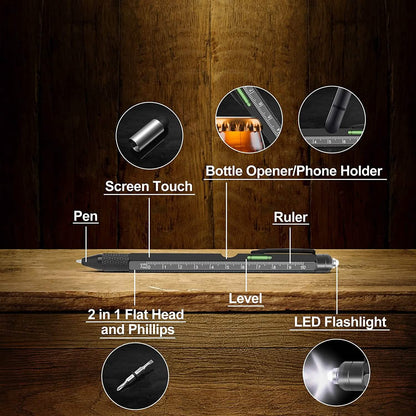 Stocking Stuffers for Men 9-in-1 Multitool Pen DailySale
