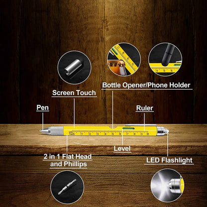 Stocking Stuffers for Men 9-in-1 Multitool Pen DailySale