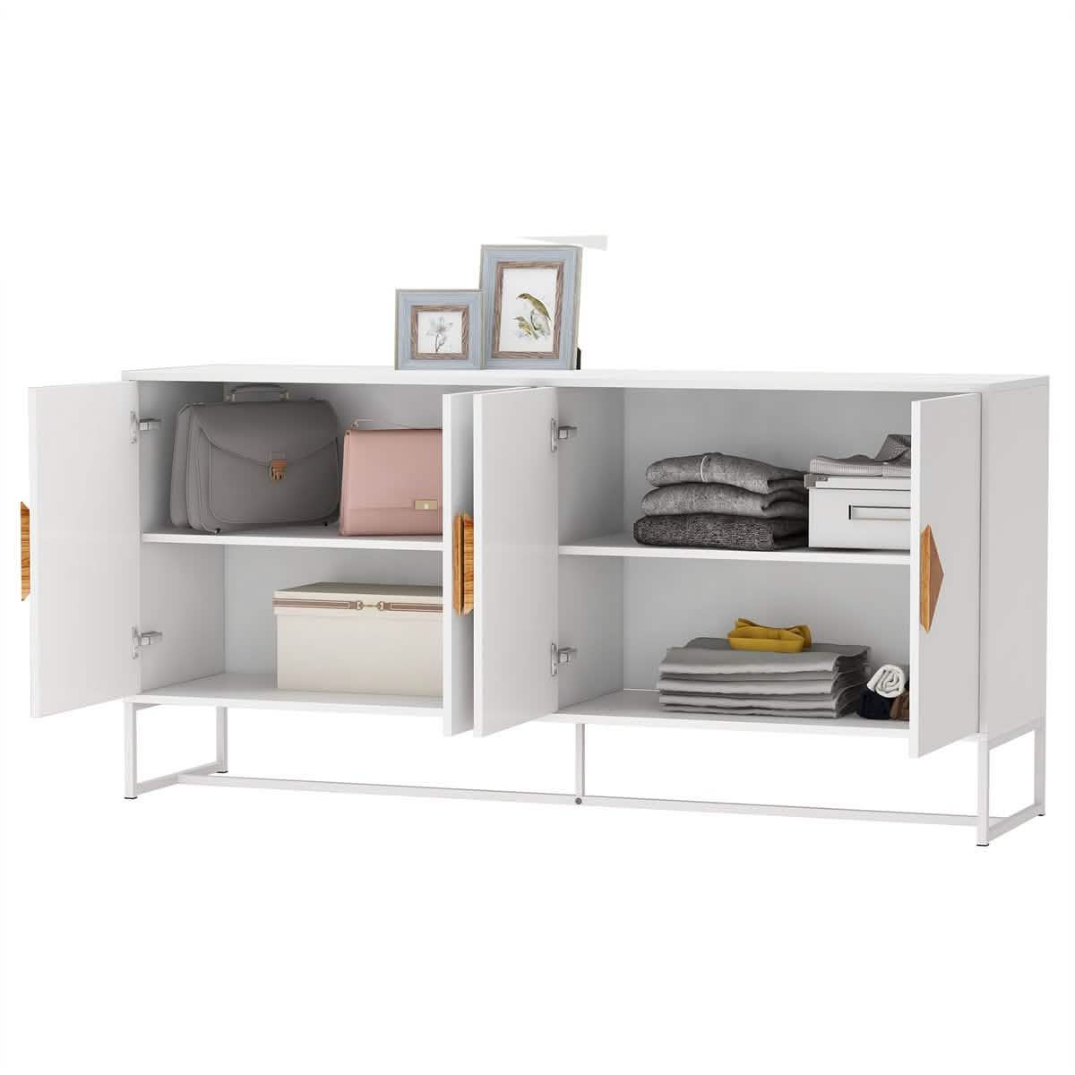 Storage Sideboard Cabinet White DailySale