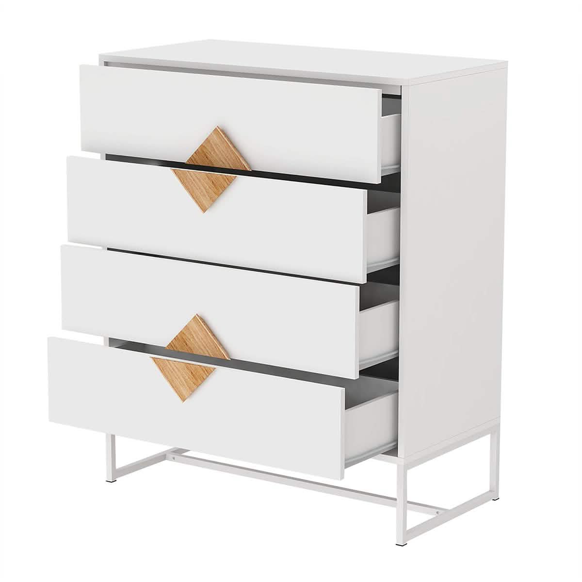 Storage Sideboard Cabinet White DailySale