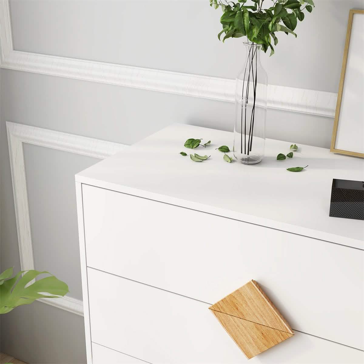 Storage Sideboard Cabinet White DailySale