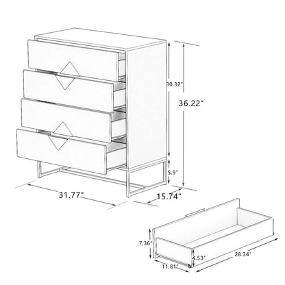 Storage Sideboard Cabinet White DailySale