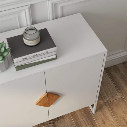 Storage Sideboard Cabinet White DailySale
