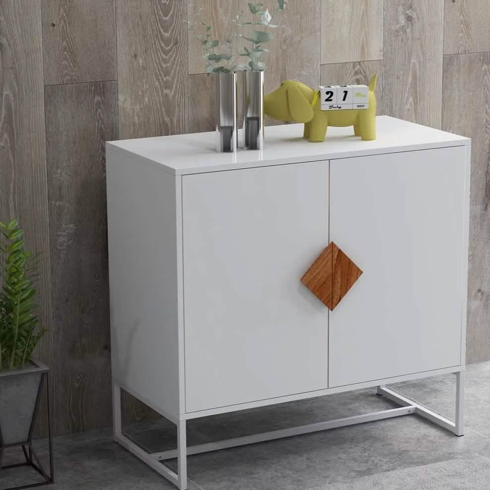 Storage Sideboard Cabinet White DailySale
