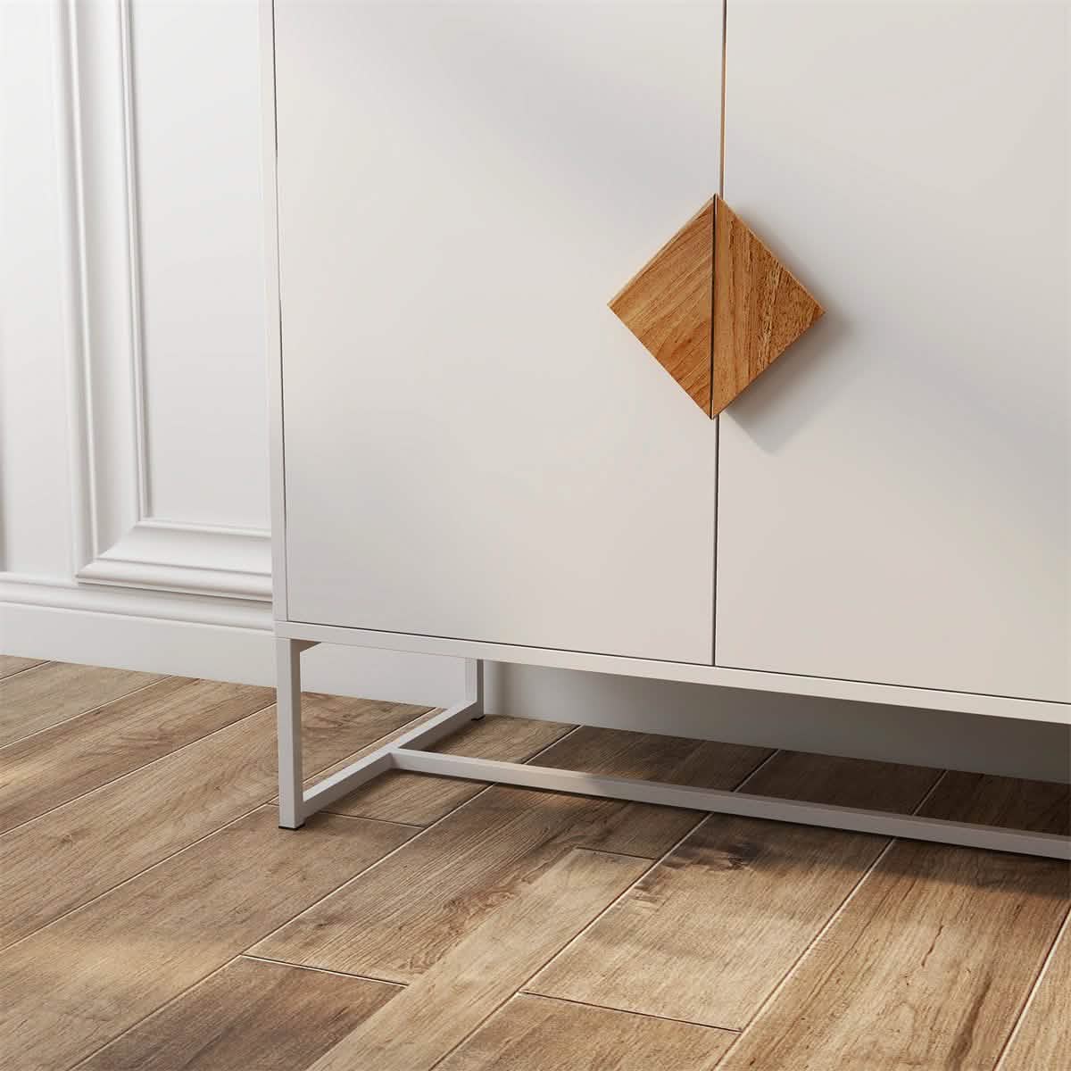 Storage Sideboard Cabinet White DailySale