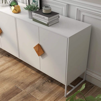 Storage Sideboard Cabinet White DailySale