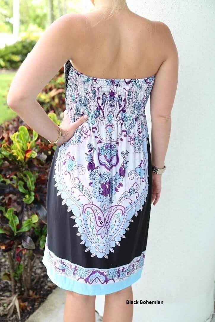 Strapless Paisley Print Dress - Assorted Styles and Sizes DailySale