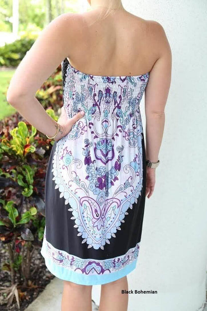 Strapless Paisley Print Dress - Assorted Styles and Sizes DailySale