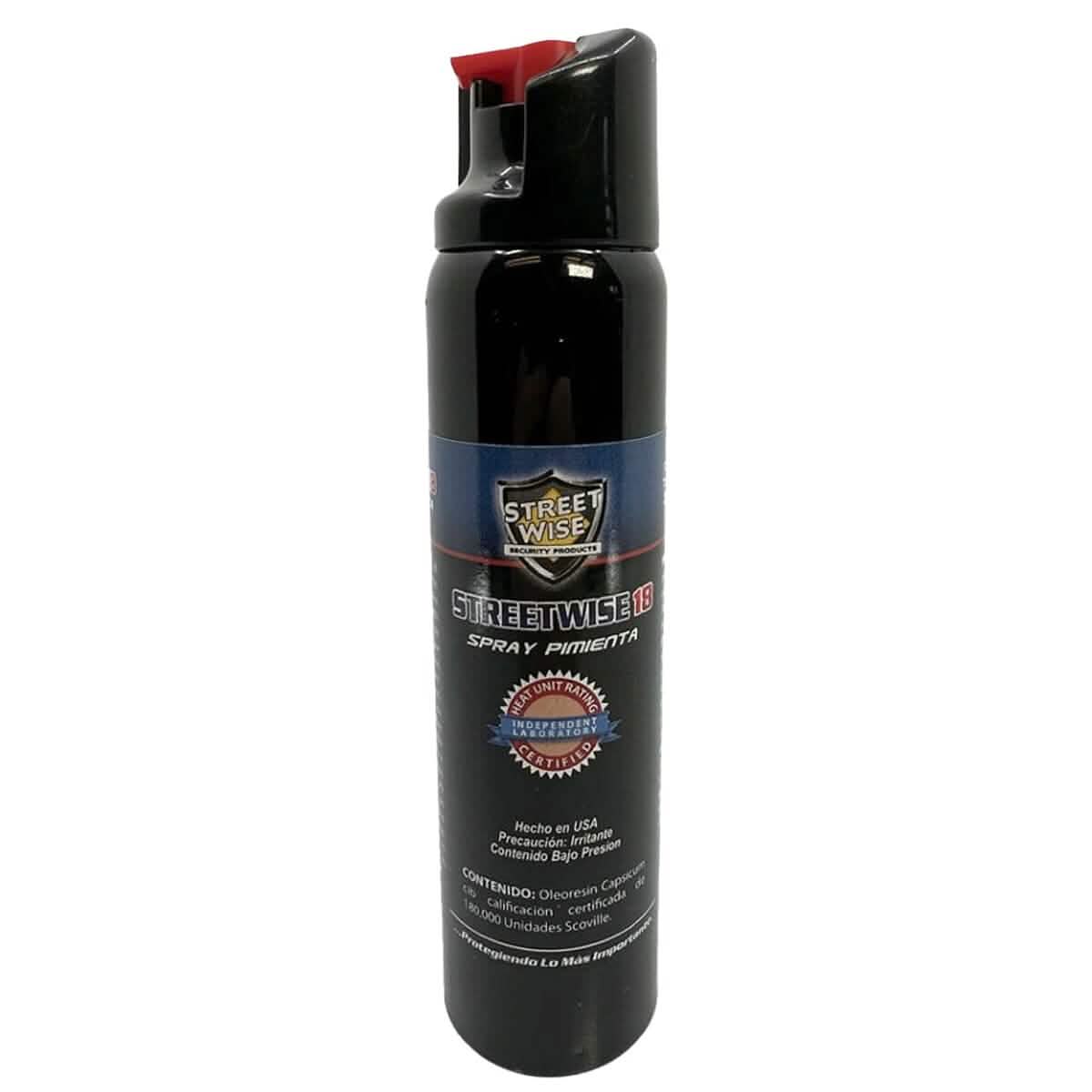 Streetwise 18 Pepper Spray 4.4 oz. Twist Lock (With Spanish Label And Back Card) DailySale
