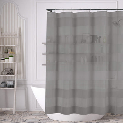 Striped Shower Curtain 70" x 72" with 12-Piece Hook Set DailySale