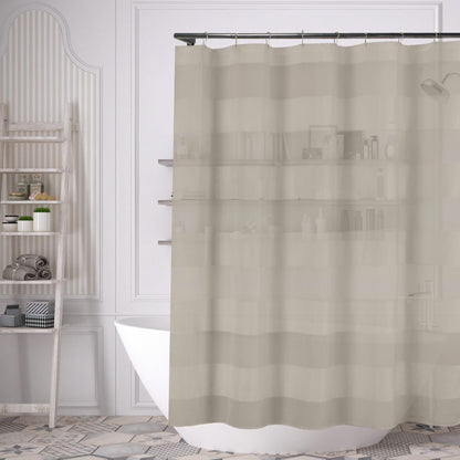 Striped Shower Curtain 70" x 72" with 12-Piece Hook Set DailySale