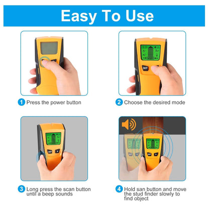Stud Center Finder Wall Scanner AC Live Wire Detector with LCD Display DailySale