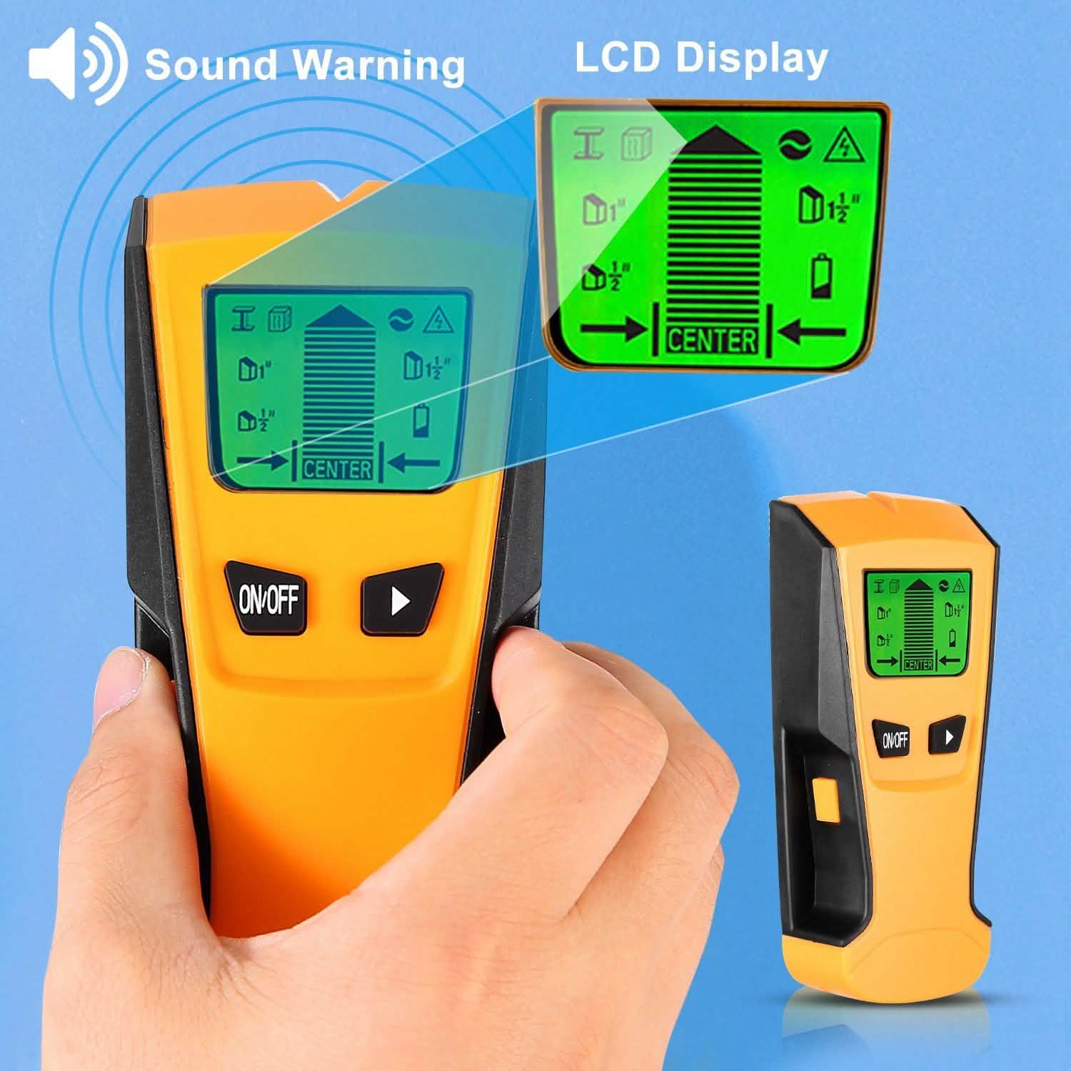 Stud Center Finder Wall Scanner AC Live Wire Detector with LCD Display DailySale