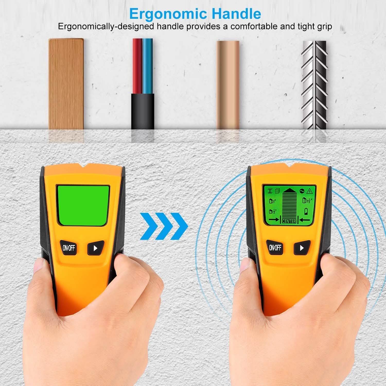 Stud Center Finder Wall Scanner AC Live Wire Detector with LCD Display DailySale