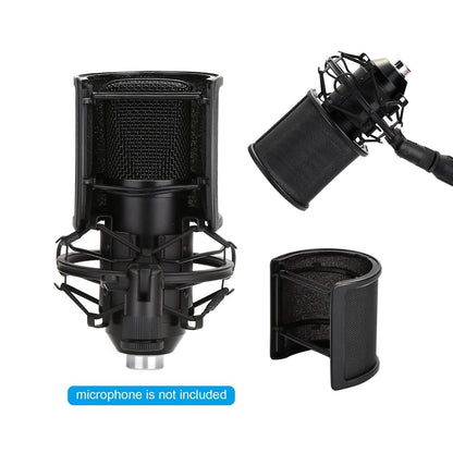 Studio Microphone Pop 3 Filter Layers Windscreen Shield Cover Mesh DailySale