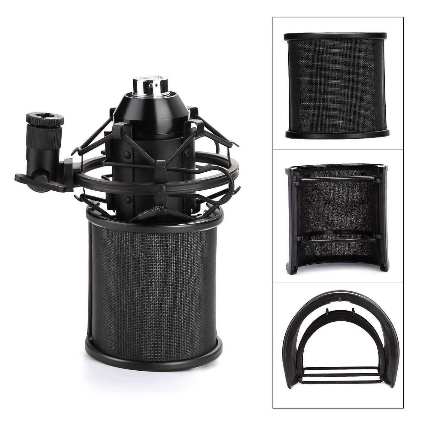 Studio Microphone Pop 3 Filter Layers Windscreen Shield Cover Mesh DailySale