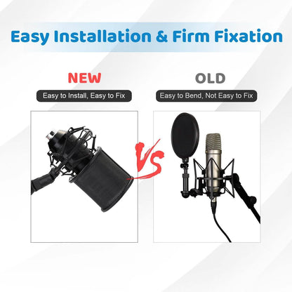 Studio Microphone Pop 3 Filter Layers Windscreen Shield Cover Mesh DailySale