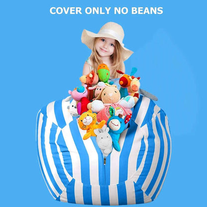 Stuffed Animal Storage Bean Bag Chair Cover DailySale