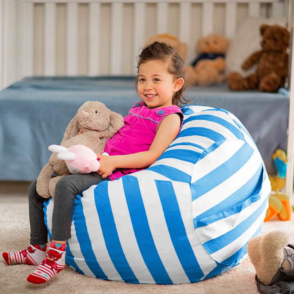 Stuffed Animal Storage Bean Bag Chair Cover DailySale