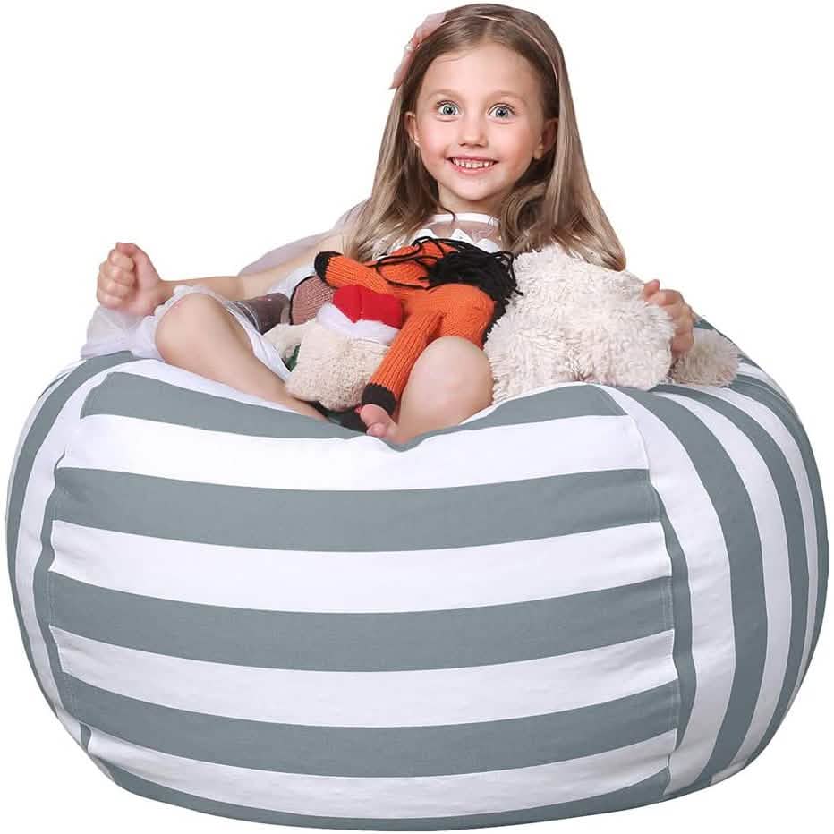 Stuffed Animal Storage Bean Bag Chair Cover DailySale