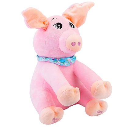 Stuffed Plush Pig Doll Pick-a-Boo Animated Toy DailySale