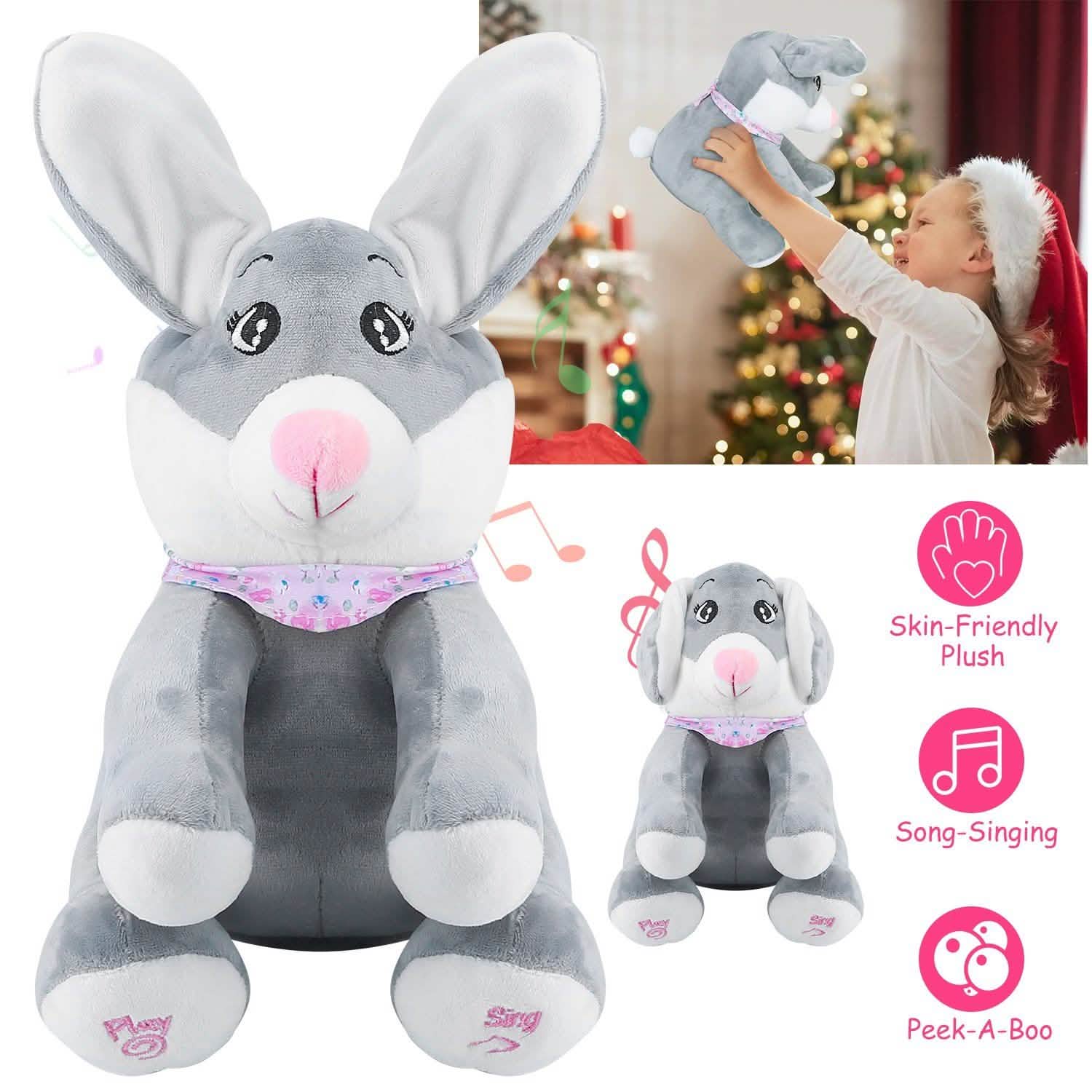 Stuffed Plush Rabbit Doll Toy Animated Talking and Singing DailySale
