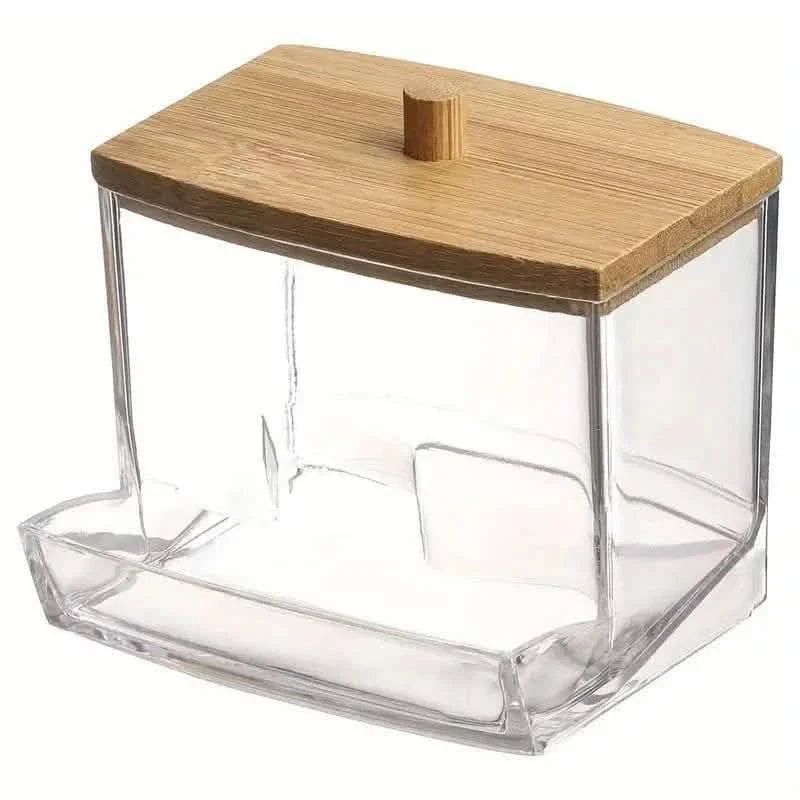 Stylish 7oz Bathroom Organizer - Freestanding Swab & Pad Holder DailySale