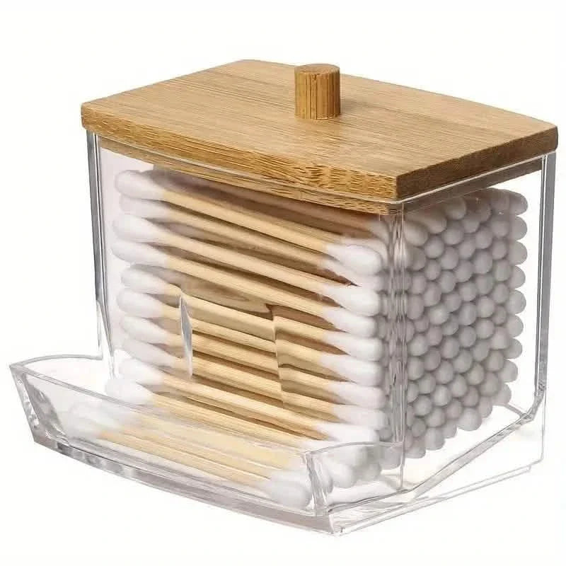 Stylish 7oz Bathroom Organizer - Freestanding Swab & Pad Holder DailySale