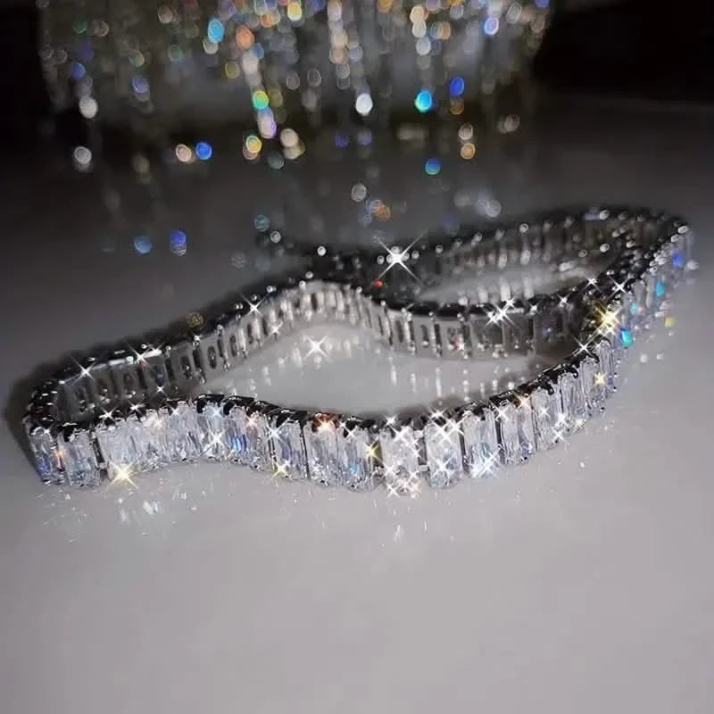 Stylish Charming Thick Tennis High Quality Sparkling Women's Jewelry DailySale