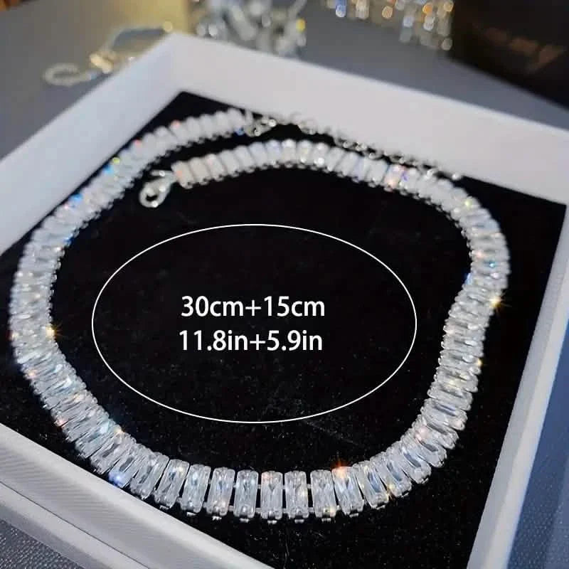 Stylish Charming Thick Tennis High Quality Sparkling Women's Jewelry DailySale