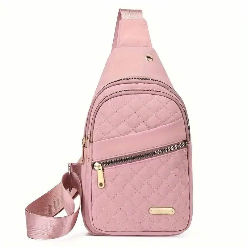Stylish Chic Quilted Lightweight & Comfortable Crossbody Chest Bag DailySale