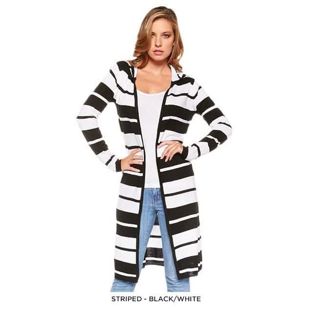 Stylish Long Hooded Cardigan - Assorted Colors DailySale