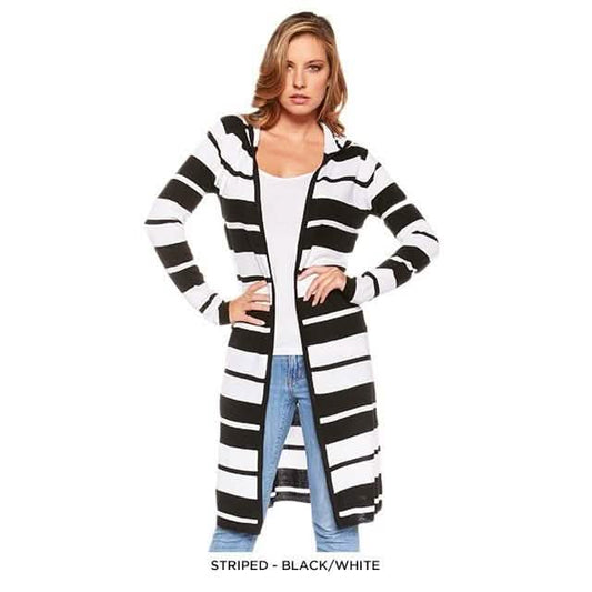 Stylish Long Hooded Cardigan - Assorted Colors DailySale