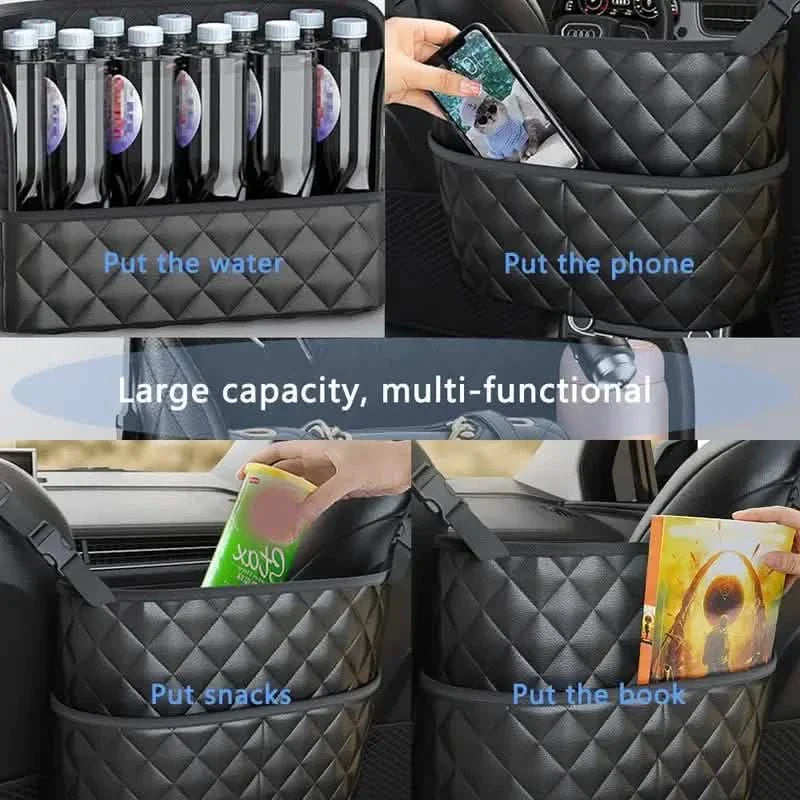 Stylish PU Leather Handbag Car-Mounted Storage Bag DailySale