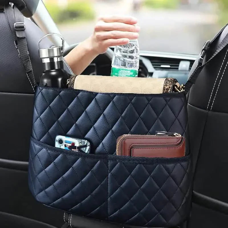 Stylish PU Leather Handbag Car-Mounted Storage Bag DailySale