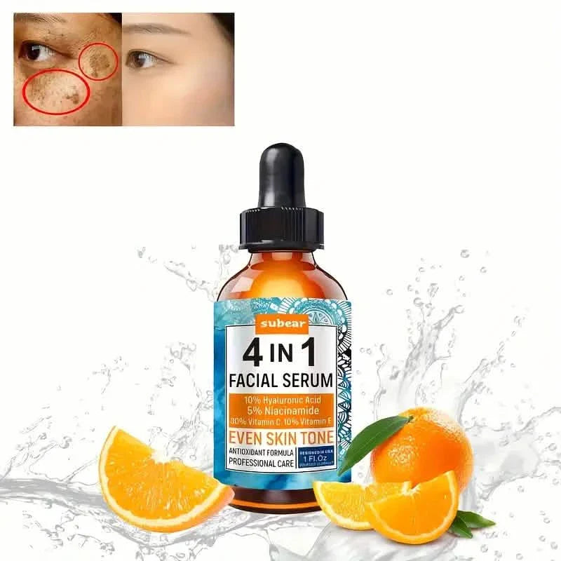 Subear 4-In-1 Facial Serum - Hydrates, Repairs, and Rejuvenates Skin with Hyaluronic Acid DailySale