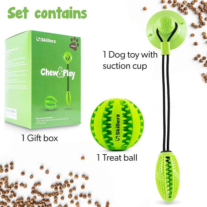 Suction Cup and Play IQ Toy Treat Ball DailySale