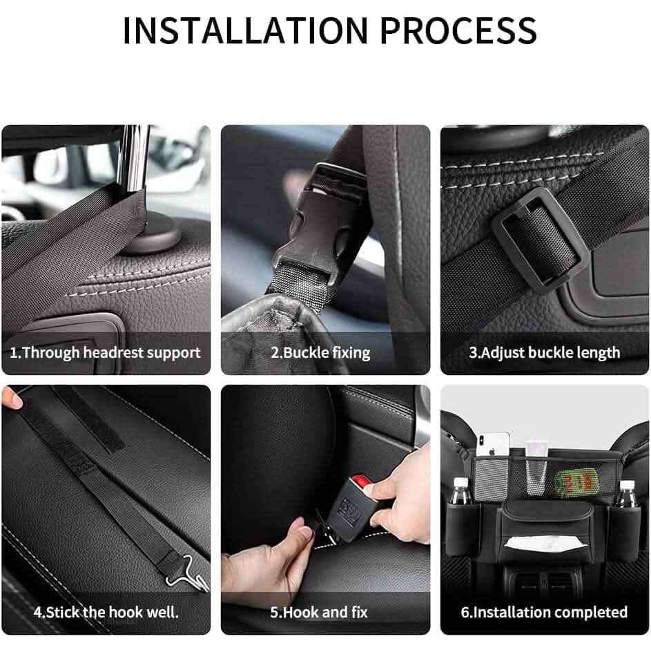 Suede Large Capacity Car Purse Holder DailySale