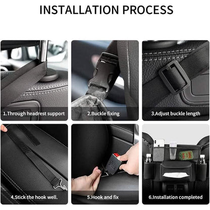 Suede Large Capacity Car Purse Holder DailySale