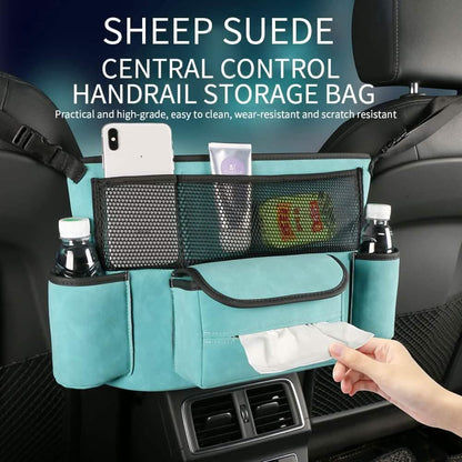 Suede Large Capacity Car Purse Holder DailySale