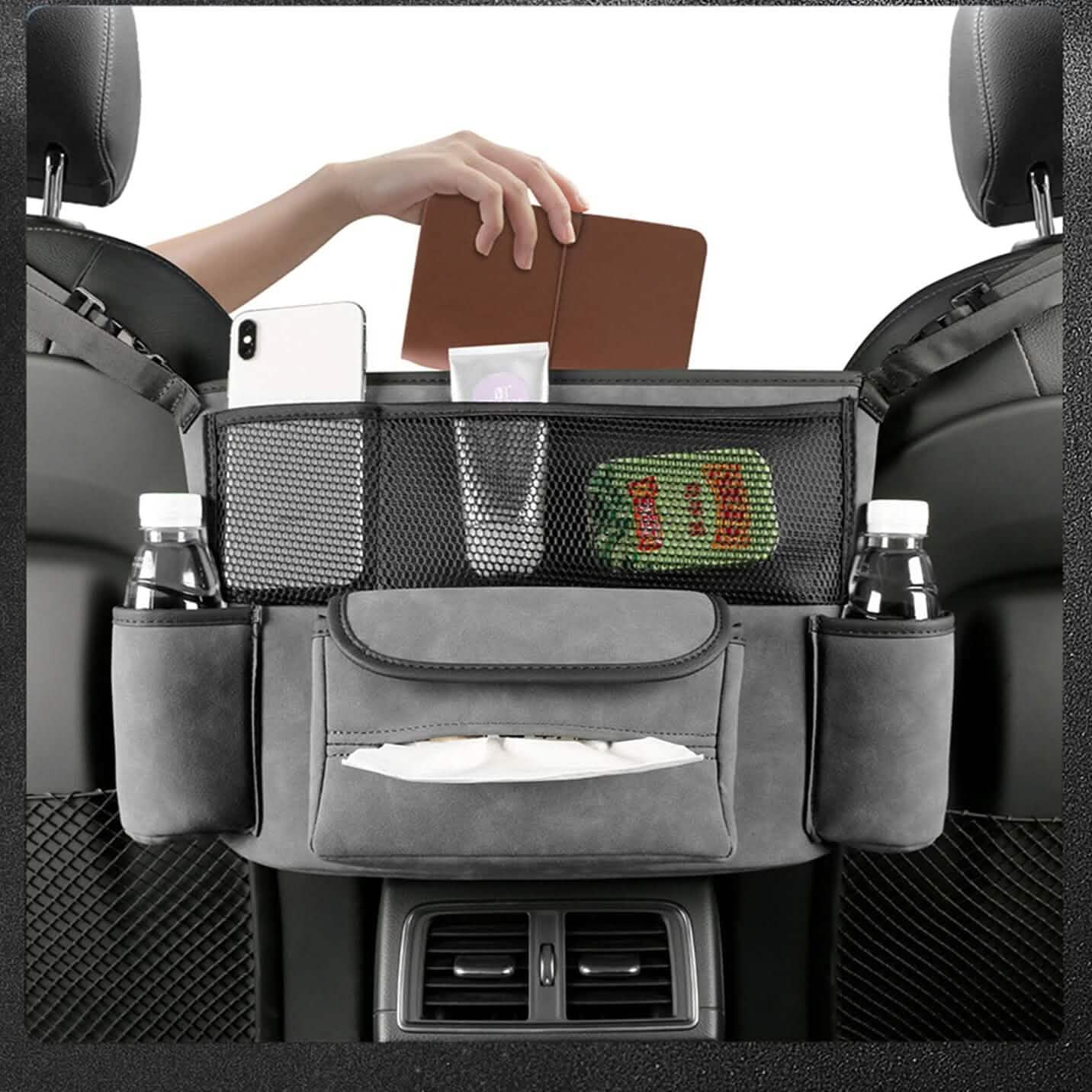 Suede Large Capacity Car Purse Holder DailySale