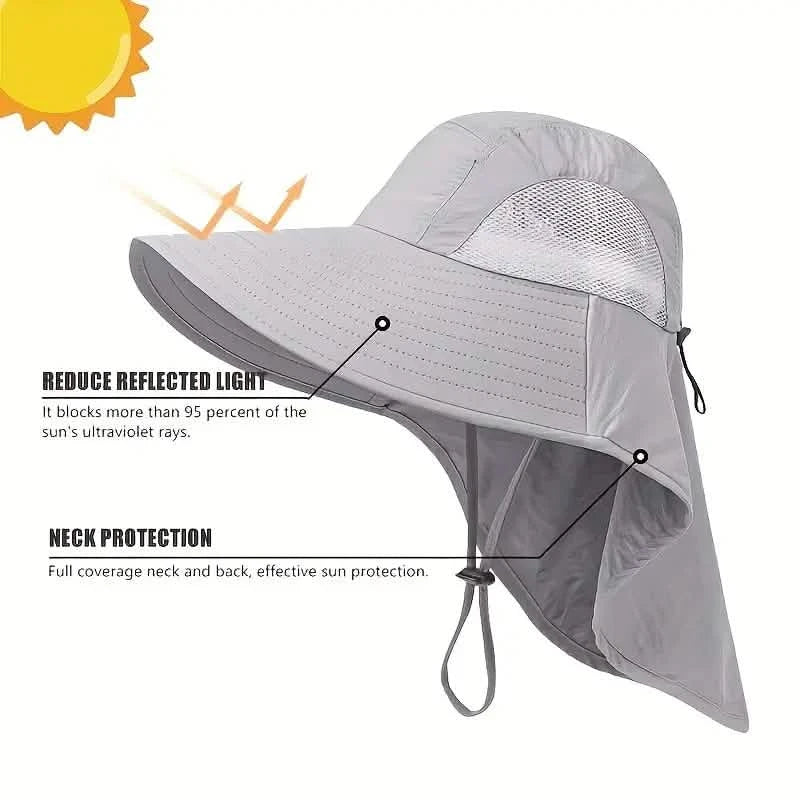 Summer Beach Neck Sunscreen Hat DailySale