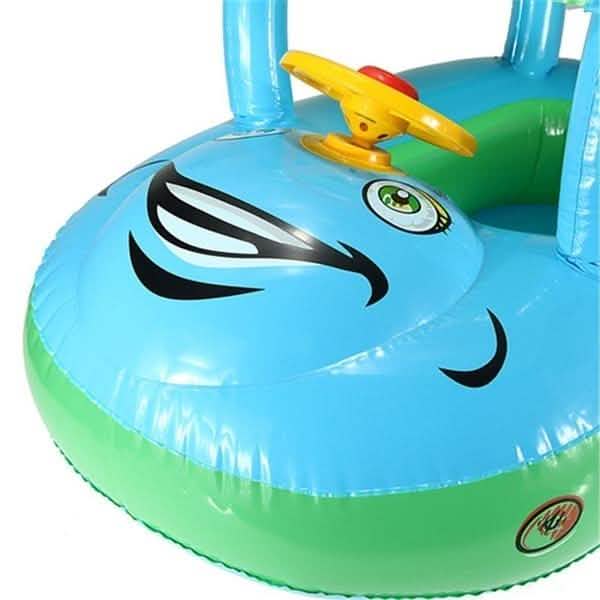 Summer Steering Wheel Sunshade Swim Ring Car Inflatable Baby Float Seat Boat DailySale