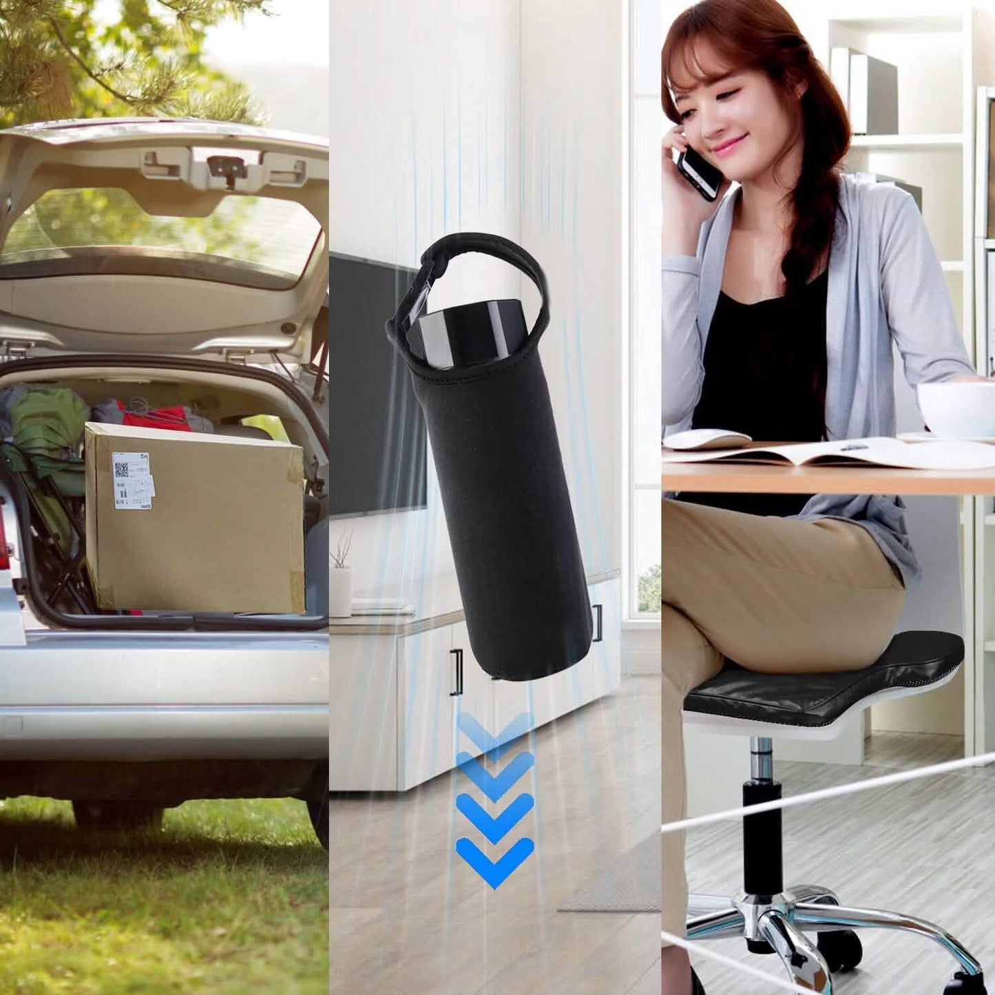 Summer Water Cooling System Seat Cushion with Fans 3 Speeds DailySale